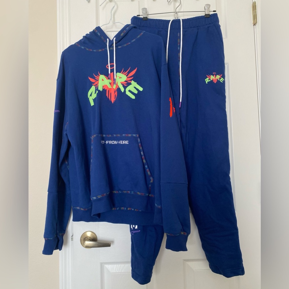 Puma Lamelo Hoodie Size Large & Pants Size Small
